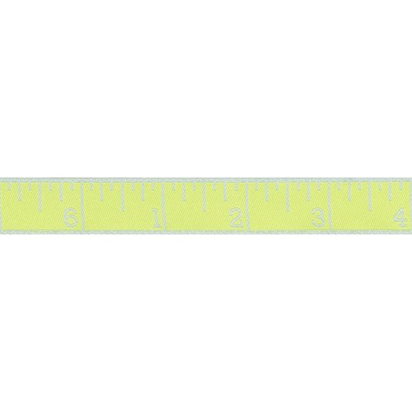 Renaissance Ribbons - True Colors 2025 - Measure Twice in Lightning Bug - 5 8  width - By Tula Pink - One Yard For Sale - Image 2