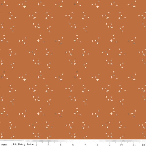 Pumpkin Spice - Sparkle in Spice - Simple Simon & Company - C14994-SPICE - Half Yard Hot on Sale
