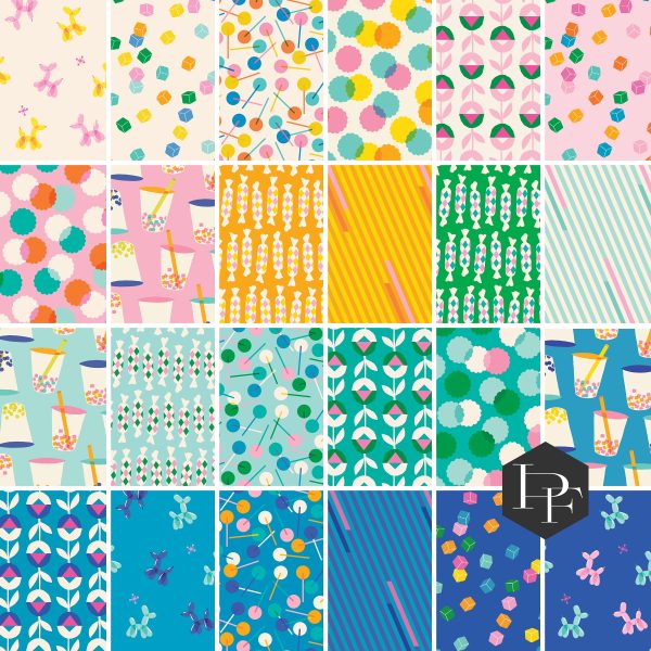 Eye Candy Half Yard Bundle, 24 Pieces - by Ruby Star Society Hot on Sale