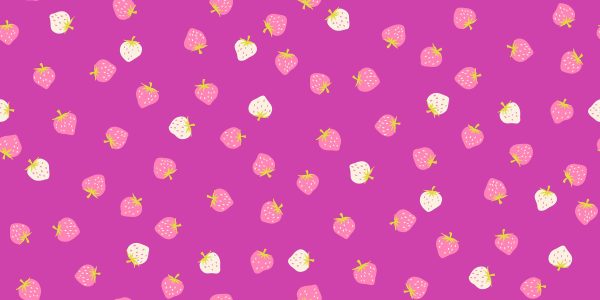 PREORDER - Strawberry - Strawberry Toss in Berry - Kimberly Kight - RS3085 18 - Half Yard on Sale