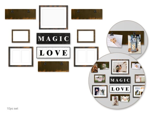 Wall Decor Photo Frame Magic Love Set Online Sale